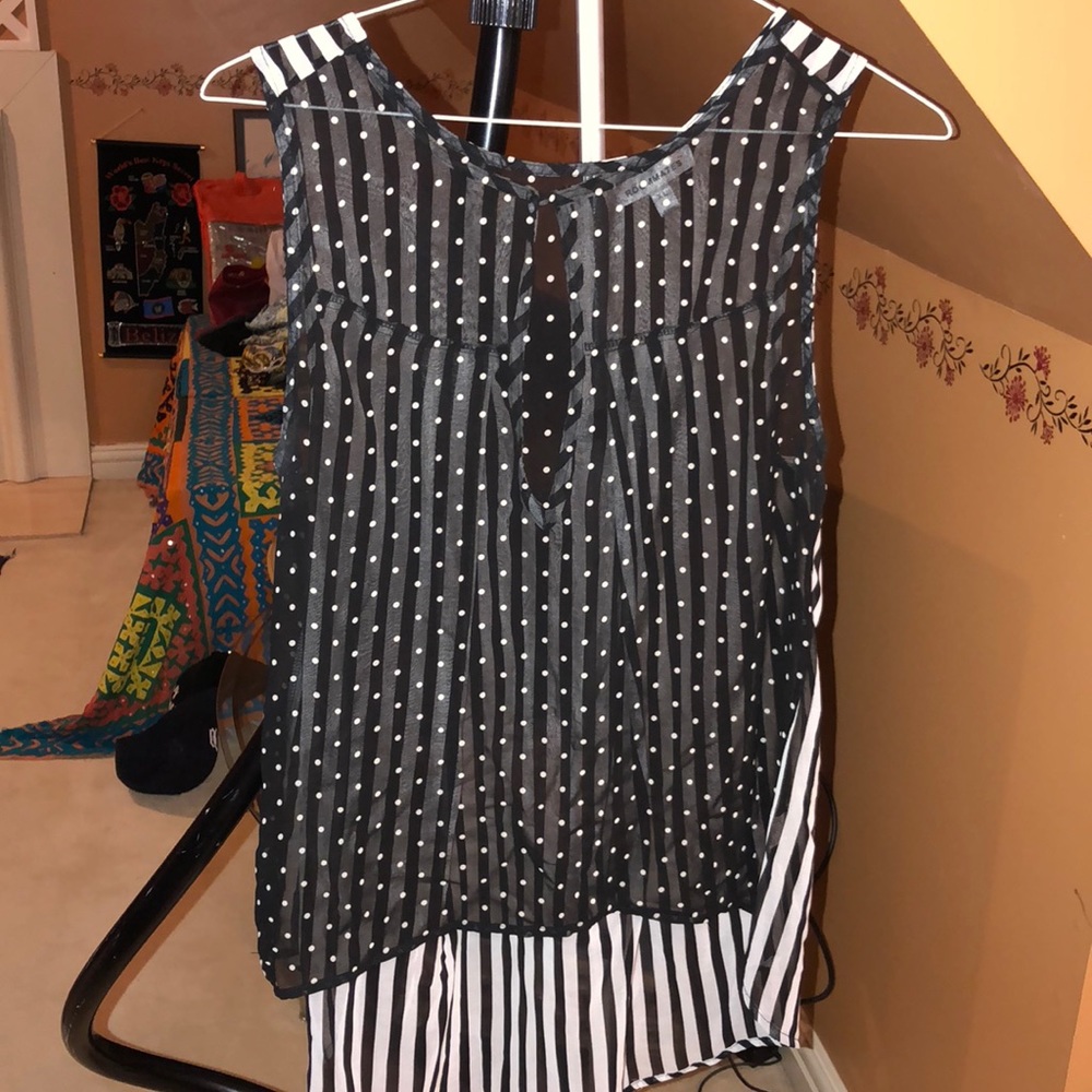 Two sided blouse